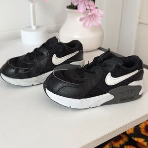 Nike Kids Black and White Air Max Sneakers